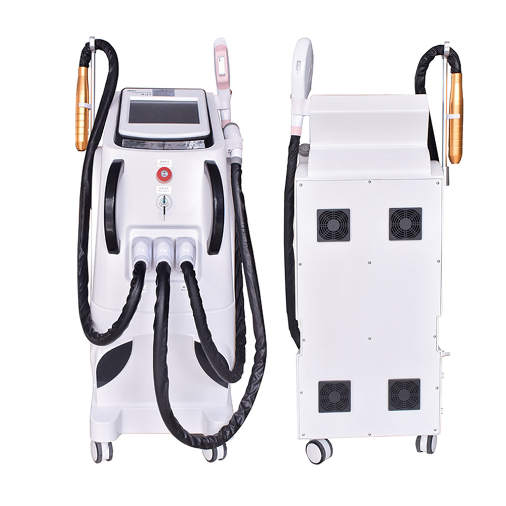 Многофункциональная косметическая машина 3 в 1 аппарате Ipl+ nd Yag Laser+RF(图1) Многофункциональная косметическая машина 3 в 1 аппарате Ipl+ nd Yag Laser+RF(图1)
